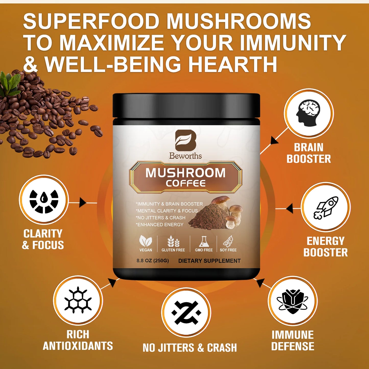 Mushroom Coffee | Medium Roast